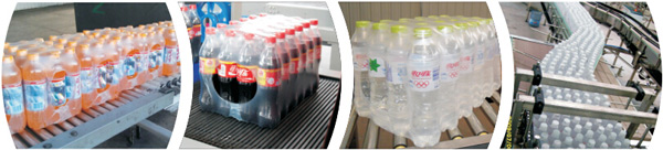 Machine à emballer de bouteille d'eau d'acier au carbone/machine de remplissage jus de fruit 35 - 40pcs/min